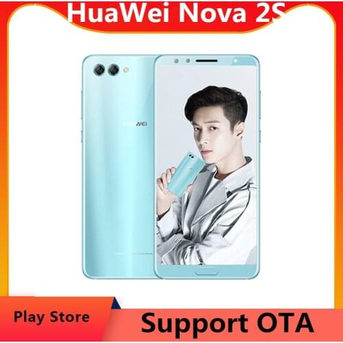 DHL Fast Delivery HuaWei Nova 2S 4G LTE Cell Phone 6.0" 2160x1080 20.0MP Fingerprint Dual Sim OTA Kirin 960 Octa Core Bluetooth