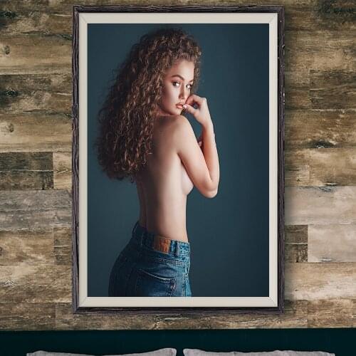 E096 Alina Kucheryavaya Sexy Model Movie Star Wall Silk Cloth Poster Art Home Decoration Gift