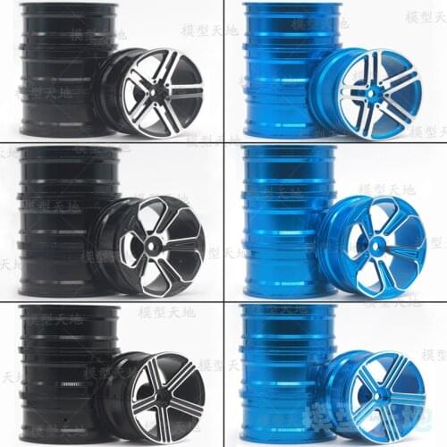 4pcs 1/10 On-Road Drift Car 52MM Aluminum Alloy Metal Wheel Hub 1.9Inch Climb Car Wheel Rim For HSP Tamiya HPI Kyosho 94123 113