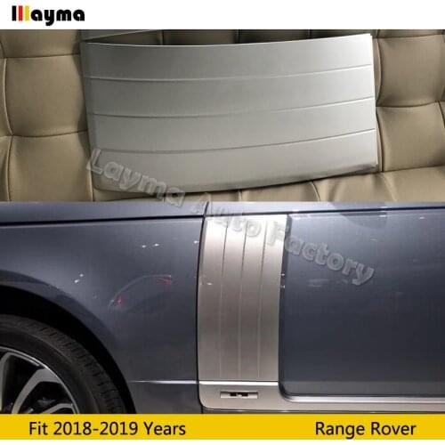 Side Fender Door Air Vents Kit Trim Silver For Land Rover Range Rover Vogue 2018 year car front fender all silver color