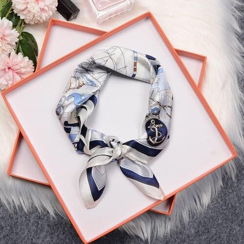 Mulberry silk square scarf ladies round fashion bib 100% real material