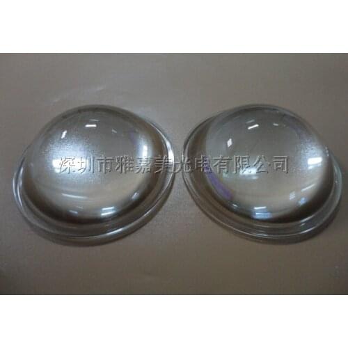 Power LED Glass lenses Diameter 52.5MM Plano convex led Lens, optical glass lens