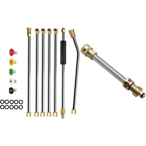 6.9 Inch High Pressure Car Washing Washer-Gun Adapter with Powerful Pressure Washer Extension Wand Set