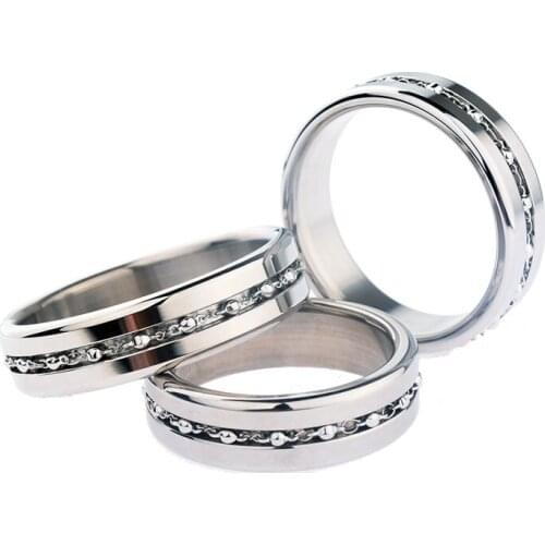 New Bead Chain Metal Cock Ring Sex Toys For Men Scrotum Bondage Delay Ejaculation Penis Rings Bearing Fashion Sex Toys Sex Shop