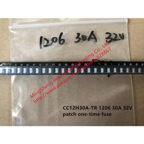 Original new 100% CC12H30A-TR patch one-time fuse 1206 30A 32V silk screen Z