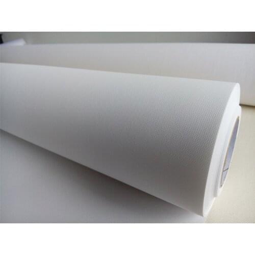 17in Inkjet white polyester art canvas paper roll (2 rolls)