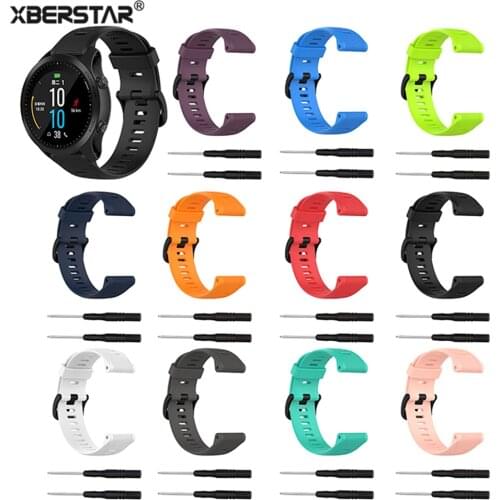 Silicone Wrist Band Strap for Garmin Forerunner 945/935 Fenix5 Quatix5 Sapphire Approach S60 Smartwatch Watchband Bracelet