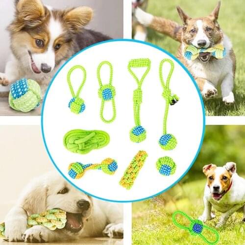 Dogs Toy Pet Dog Toys for Large Small Interactive Cotton Rope Mini Dog Toys Ball for Dogs Accessories Toothbrush Chew Puppy Toy