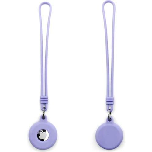 Luminous Soft Silicone Case for Apple Airtags Anti-lost GPS Tracker Keychain Cover for Air Tags Case Shell Holder with Buckle