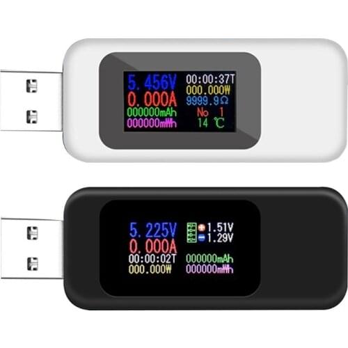 USB OLED Current Voltage Test Meter Power Capacity Current Measuring Household Tester Accurate Instrument For Electric Supplies