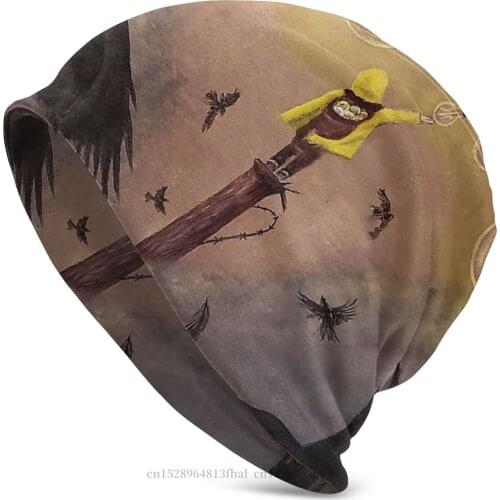 The Crow Eric Fantasy Thriller Movie Skullies Beanies Caps Reaching For The Light Knitting Hat Winter Warm Bonnet Hats