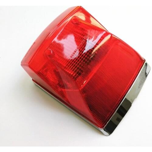Motorcycle TailLight Rear Chrome Lamp for Vespa LML Star Stella Delux PX 125 150 200