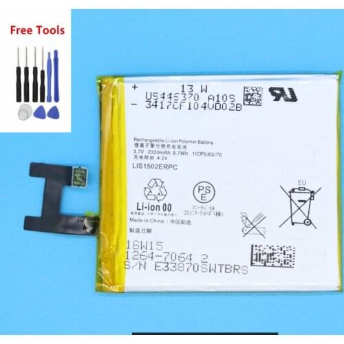 1x 2330mAh Replacement LIS1502ERPC Battery For C Z L36H L36i LT36 LT36H LT36I SO-02E S39H C6603 C6602 C6600 C660X C2305 + Tool