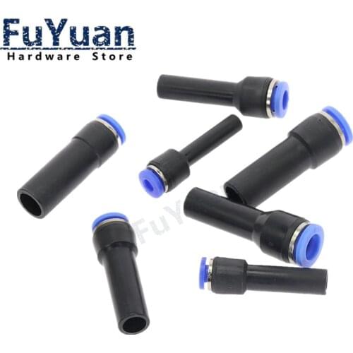 1PC Pneumatic Connector Fittings Plug Push in Reducer through PGJ 6/8/10/12mm Tube To 4/6/8/10mm Tube