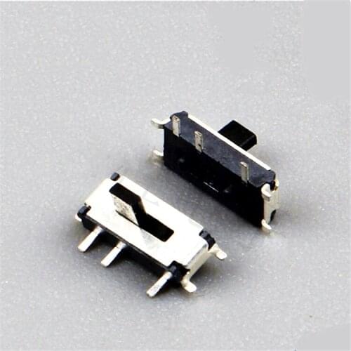 10PCS small dial switch 7 feet 2 positions switch mini type MSK-12C01
