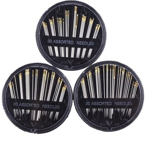 1000Set Assorted Hand Sewing Needles Embroidery Mending Craft Quilt Sew Case 30PCS/Set shipping for DHL FEDEX UPS