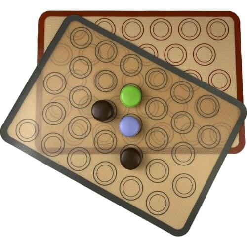 2pcs Non-Stick Silicone Baking Mat Pad Tray Oven Baking Fondant Pastry Mould Pad Kitchen Rolling Dough Mat 42x29.5cm