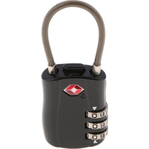 3 Digit Combination Lock Luggage Suitcase Padlock Password Reset Metal Code Lock Mini Coded Keyed Anti-Theft