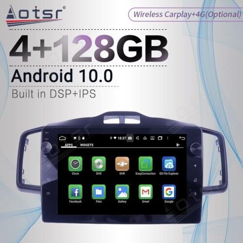 Carplay 128GB For Honda Fit Jazz 2008 - 2015 Android Radio Tape Recorder Car Multimedia Player Stereo Head Unit GPS Navi No 2din