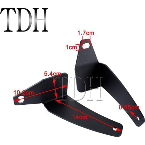 Black Steel UTV LED Light Bar Bracket Mounting Clamps for Polaris RZR 800s 2014 RZR 900 2015-2016 RZR XP 1000 2014-2016