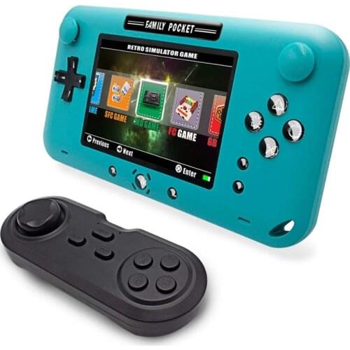 Kids Handheld Games Consoles Built-in 2000+ Retro Handheld Video Games with 16 TF Card - 4" LCD Video Game Console for Adult