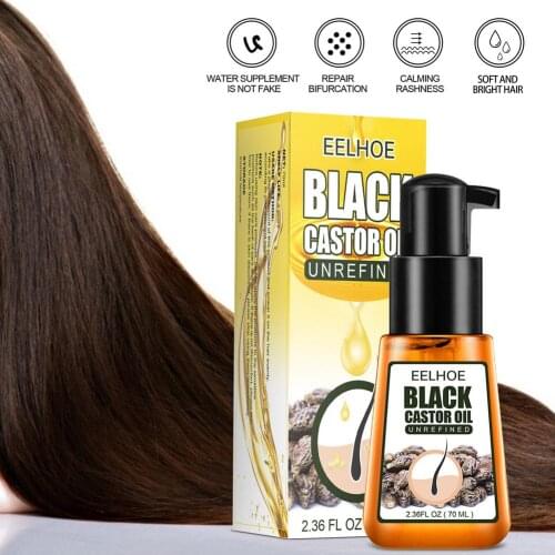 70ml Pure Castor Oil Hair Care Essential Oil Nourish Smooth Hair Oil Dry Skin Hair Care Hair Growth Serum Hair Care Beauty Oil