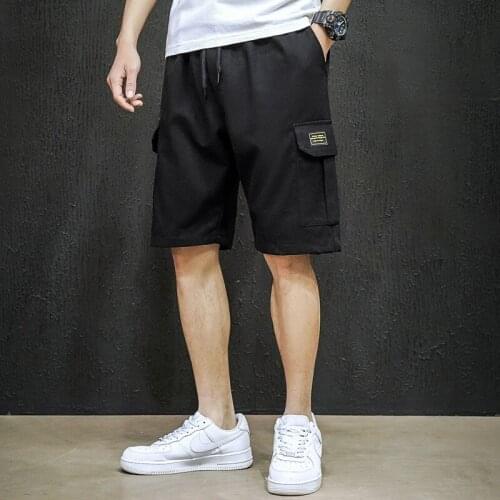 Cotton Shorts Casual Plus Size Shorts Mens Five-point Pants Summer 2021 Multi-pocket Tooling Style Loose Shorts Running Shorts