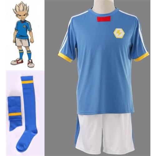 Inazuma Eleven Cosplay Gouenji Shuuya Football Uniform Shirt Jersey Shorts Halloween Anime Cosplay Costume