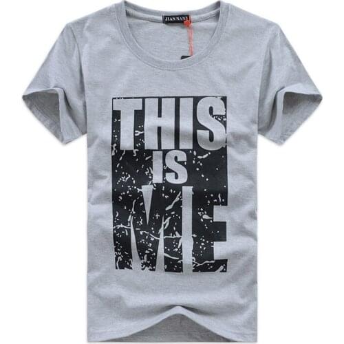 Mens T Shirts O-Neck Slim Short Sleeve Casual Cotton T Shirt Men 3 Colors Hot Sale Plus Size S-5XL