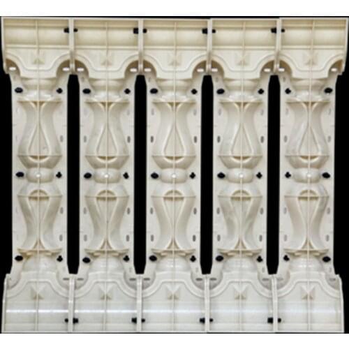 New design ABS plastic concrete pillar fence mould AA6 baluster mold