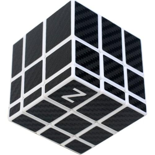 New ZCUBE 3x3 Mirror Cube Magic With Carbon Fiber sticker Educational Cubo magico Toys as a gift children kids maze educational