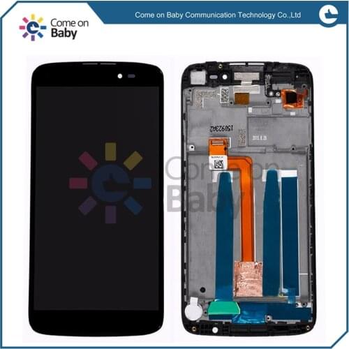 Poriafl Best quality LCD Display Touch Screen Digitizer Assembly with frame For Alcatel One Touch Idol 3 6045 OT6045 5.5"