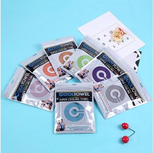 Outdoor Sports Cold Feeling Heatstroke Prevention Cold Towel Summer Cooling Sweat-Absorbing Cold Gym Fitness Quick-Drying Towel