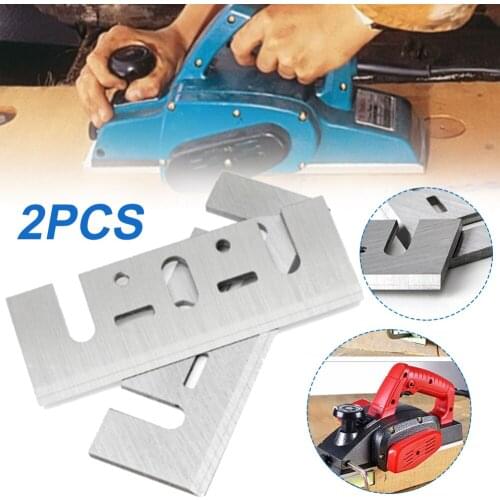 HSS Electric Planer Blade with High Hardness, Anti-Rust and Anti-Corrosion, Makita Planer82x29x3mm Woodworking Planer Tool