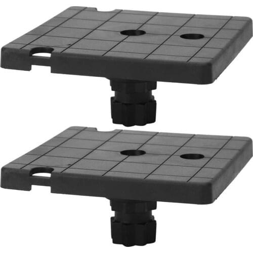 2pcs Universal Fish Finder Mount Bracket Plate Marine Boat Fish Detector Stand Base DIY Kayak Inflatable Boat GPS MAP Supporter
