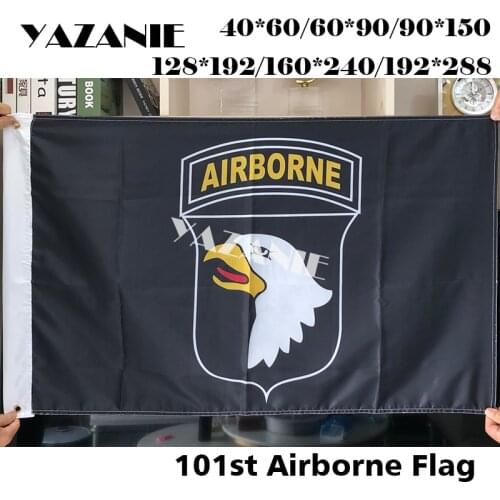 YAZANIE U.S. 101st Airborne Flag United States American Army Military Division Flags and Banners US Army AIRBORNE 101ST Flags