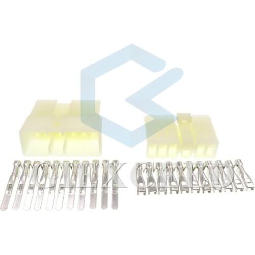 2 Sets 11 Pin Female Male Auto Adapter Plug Electrical Socket Automotive Connector With Terminal