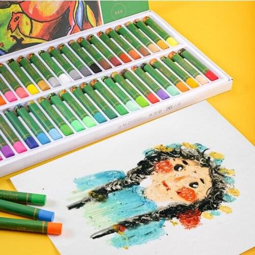 48 Colors Oil Pastel for Artist Graffiti Soft Pastel Painting Drawing Pen School Student Kid Stationery Art Supplies Crayon Set