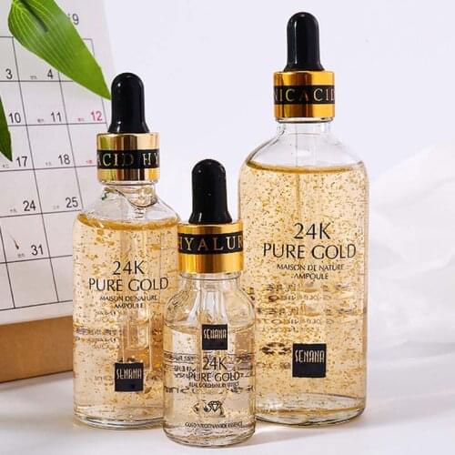 24K Gold Anti Wrinkle Essence Liquid Moisturizing Anti Aging Skin Care MH88