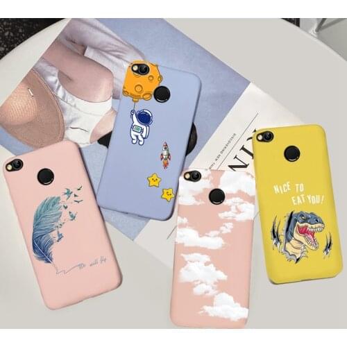 For Xiaomi Redmi 4x Case 5.0" Redmi 4 Cover Matte Silicone Soft Cell Phone Case For Redmi 4 X 4X MAG138 Cover Shockproof Bumper