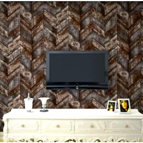 For Vertical Strip Wood Wallpaper Modern Walls 3 D Loft Wall Murals Vinyl Pvc Wallpaper Roll Waterproof Wall Paper For Walls