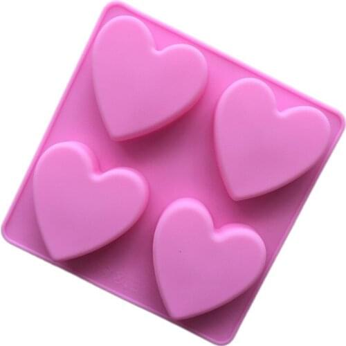 Cake Mold Pink Silicone Mold Not Sticky Easy To Clean for Chocolate Cheese Food Grade Cake Decoration Tools Baking Accessories
