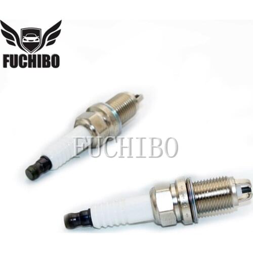 FUCHIBO 2PCS Spark Plug For 1996-2001 Toyota Avalon Camry Sienna Solara RAV4 Lexus ES300 Porsche 911 90919-01198 K20TR11