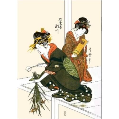 Customized Accept) Korea/Japan/China Sushi Restaurant Kitchen Doorway Split Cloth Curtain-Beauty(85x150cm)