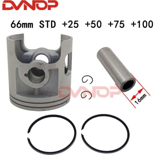 For Yamaha DT175 DT 175 STD +25 +50 +75 +100 Bore Size 66mm 66.25mm 66.5mm 66.75mm 67mm Motorcycle Engine Parts Piston Ring Kit