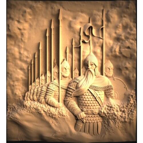 STL Model 3D Model for CNC Router 3D Printer Artcam Aspire Bas Relief STL File Format 3D Carving Home Wall Decoration