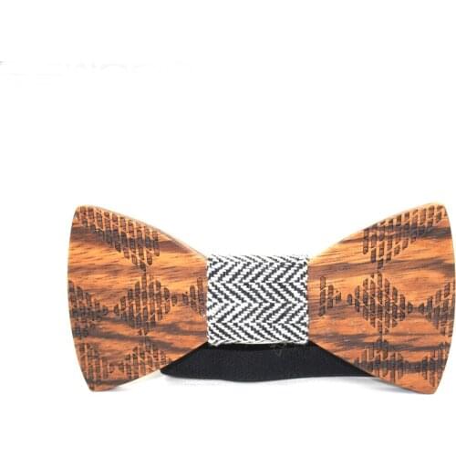 Fashion Western Wood Elegant Gentleman Bow Ties Handmade Butterfly Wedding Party Bow Ties Butterfly Wooden Unique Tie for Man