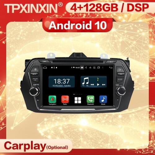 Carplay 2 Din Android Multimedia Stereo Receiver For Suzuki Ciaz Alivio 2015 2016 2017 2018 GPS IPS Radio Audio Player Head Unit