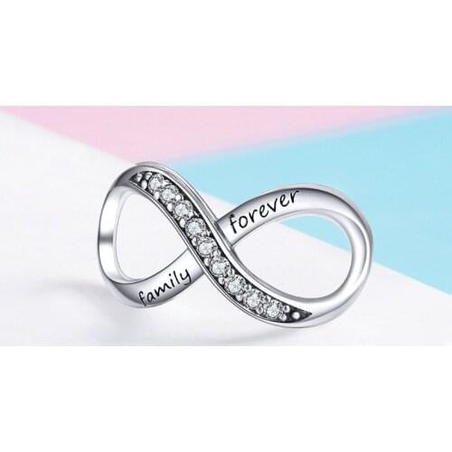 Pandach 100% Real 925 Sterling Silver Infinity Symbol Charms Fit Original Pandach Bracelet Beads DIY Jewelry Gift CMC1146