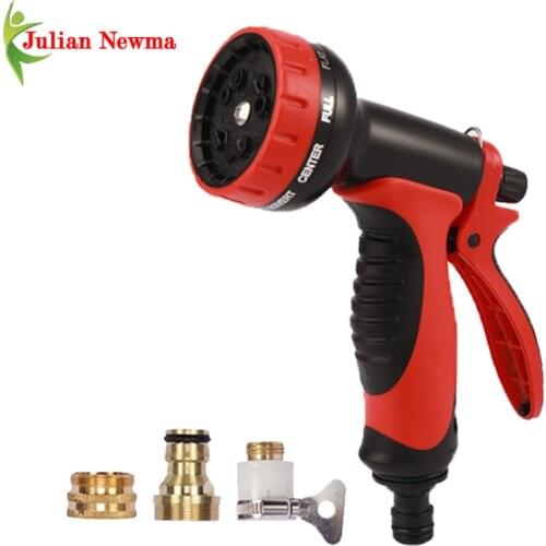10 Modes Adjustable Water Gun Garden Magic Hose Nozzle Sprayer Sprinkler High Pressure Car Wash Gun Cleaning Watering Garden Set